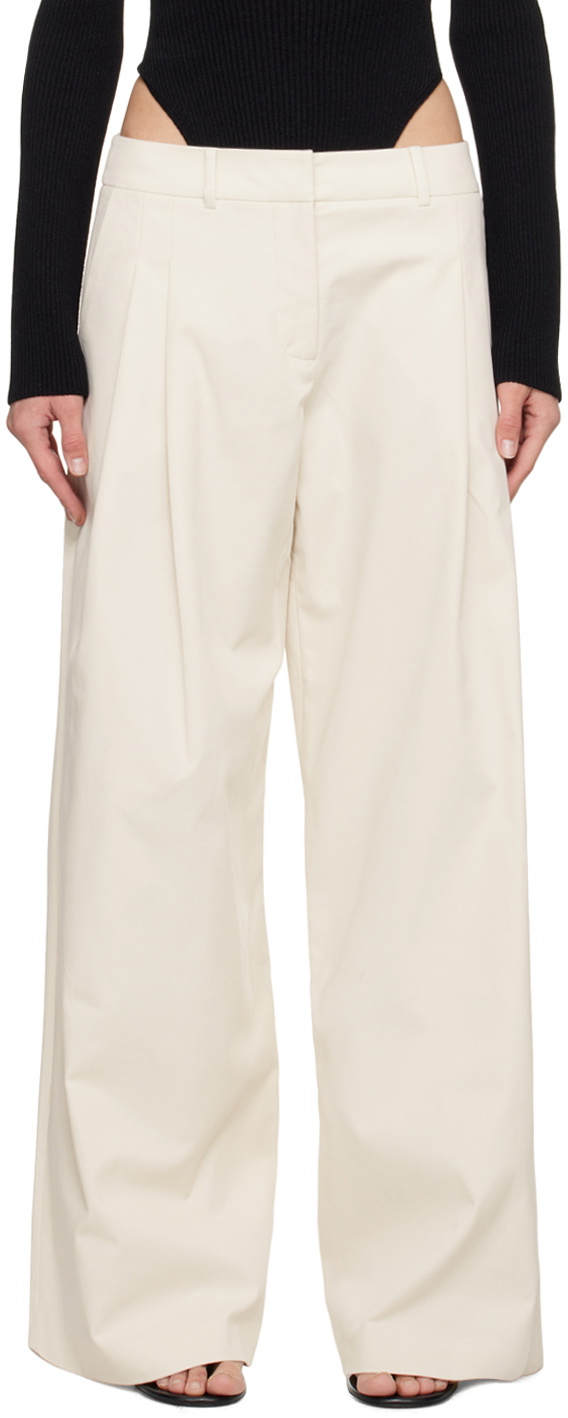 Anna Quan Off-White Joan Trousers