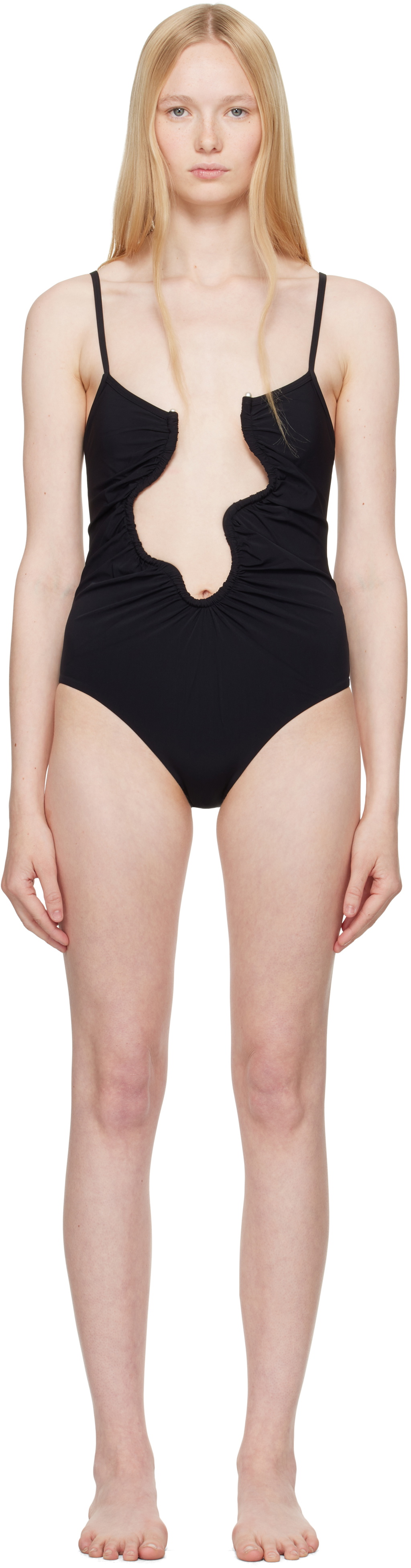 Christopher Esber Black Salacia Swimsuit