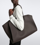 The Row Marlo 17 leather tote bag