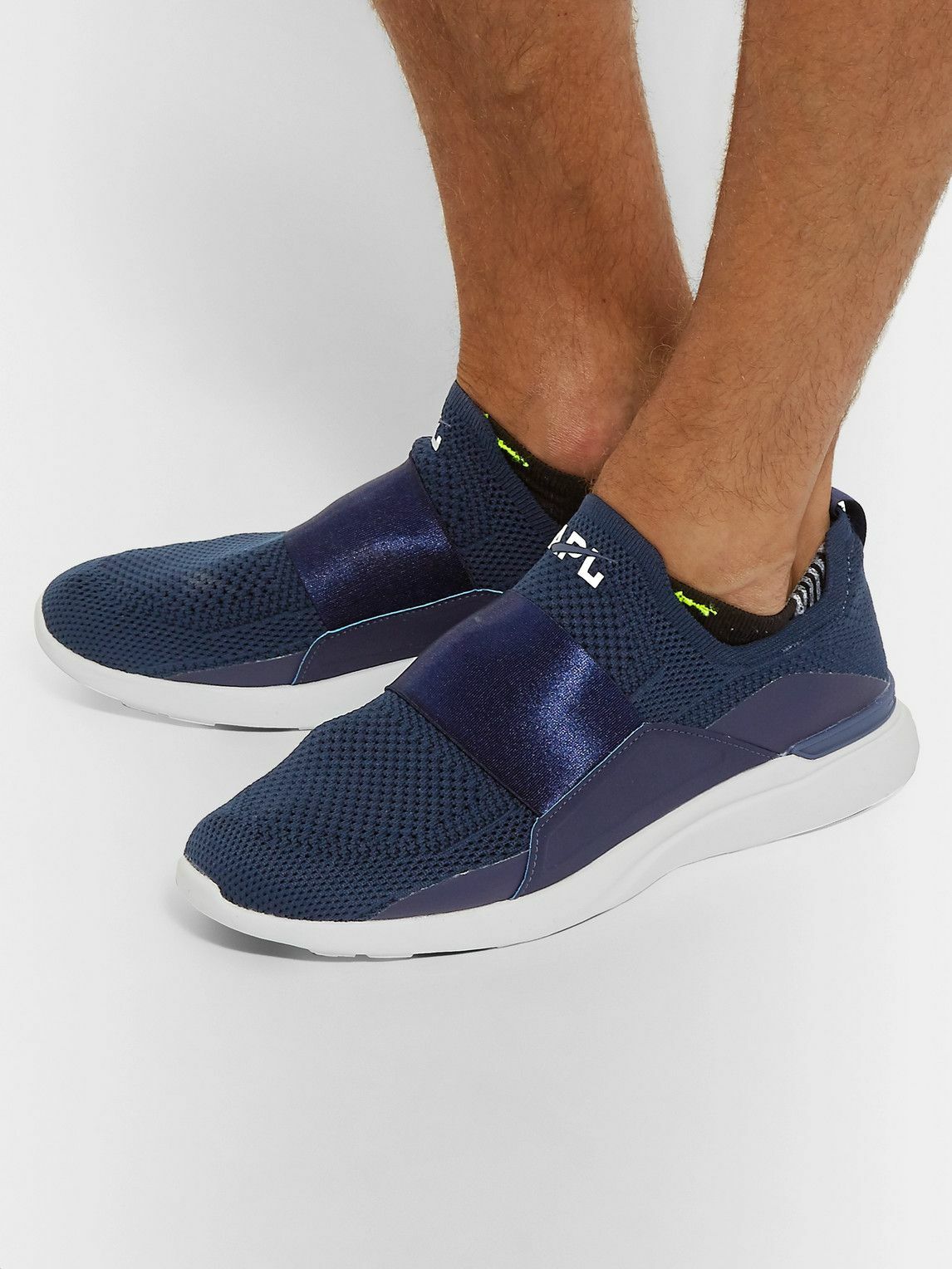 APL: Athletic Propulsion Labs Techloom Bliss - Sneaker Donna Slip-On In Maglia TechLoom, Intersuola Propelium, Suola Gomma
