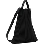 HOMME PLISSÉ ISSEY MIYAKE Black Drawstring Pleats Bag