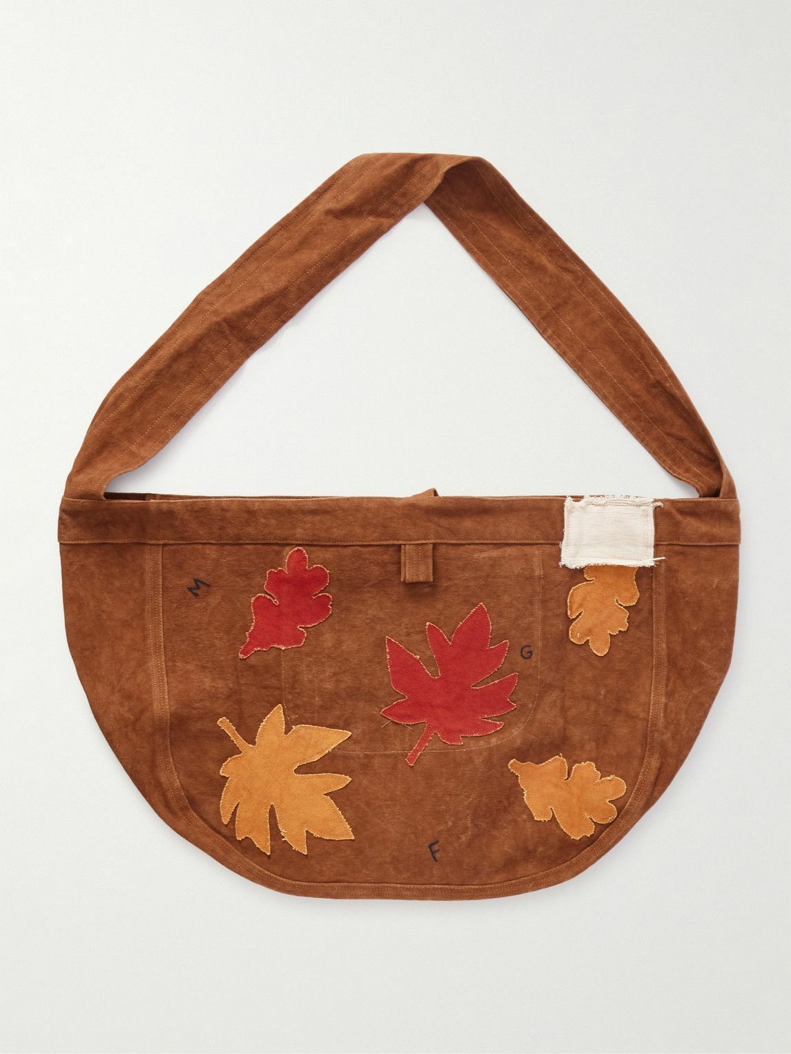 Story mfg. - Big Shop Logo-Embroidered Appliquéd Cotton-Canvas Tote Bag