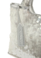 3.1 Phillip Lim Mini Market Sequin-embellished Mesh Tote bag - Silver - One Size