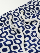 Frescobol Carioca - Slim-Fit Short-Length Printed Recycled Swimshorts - Blue