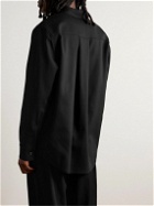 RÓHE - Oversized Virgin Wool Overshirt - Black