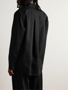 RÓHE - Oversized Virgin Wool Overshirt - Black
