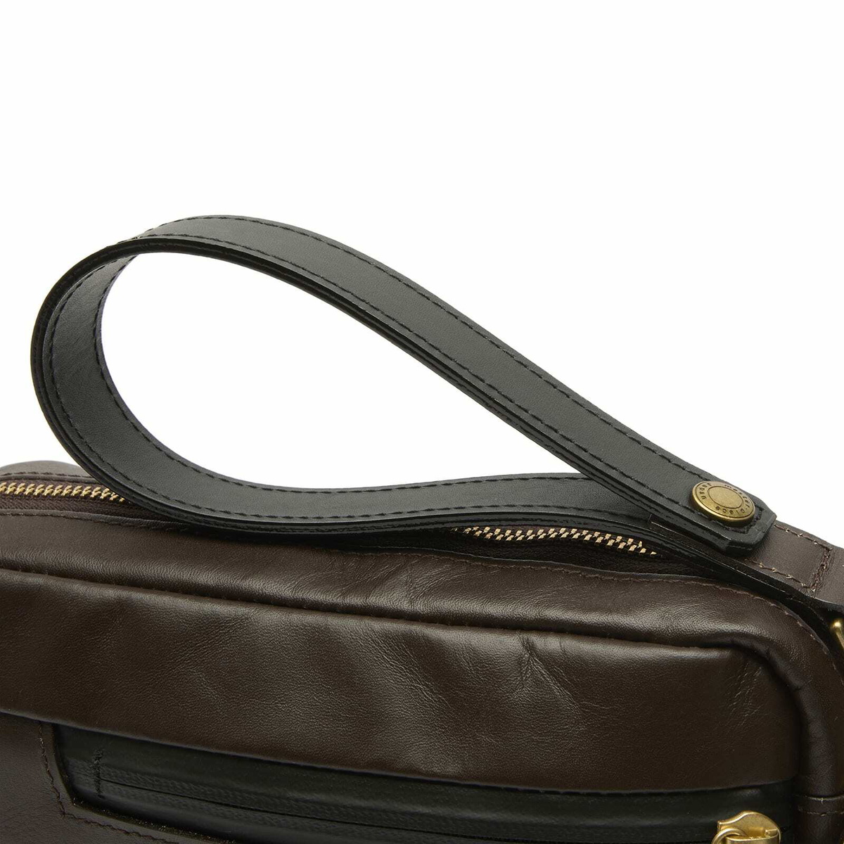 Master-Piece Gloss Leather Shoulder Bag - Small in Brown 