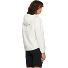The North Face White Antora Hoodie Rain Jacket
