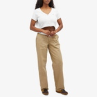 Dickies Women's Emporia Short Sleeve Cardigan in Cloud
