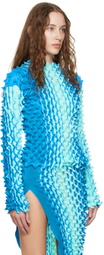 Chet Lo Blue Maul Turtleneck