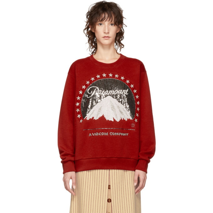 Photo: Gucci Red Paramount Pictures® Edition Sequin Sweatshirt