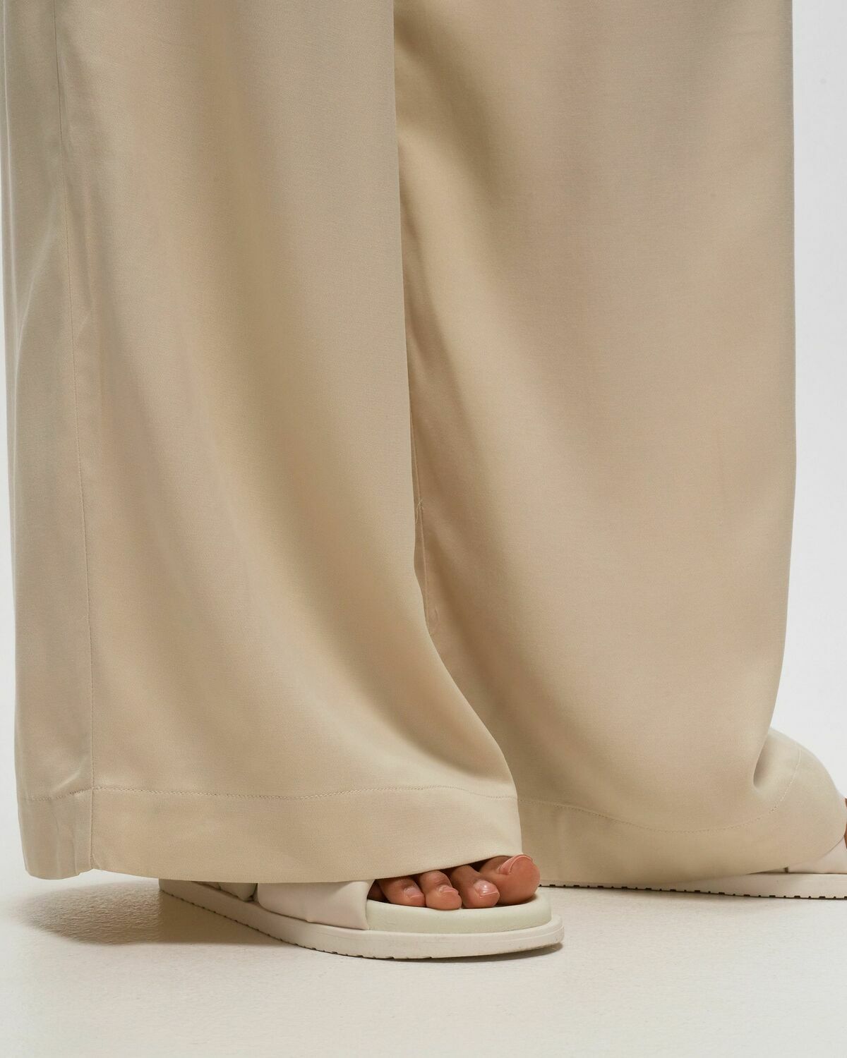 Ayen  Palazzo Pants Beige Casual Pants