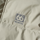 66° North Dyngja Down Jacket in Soft Gray