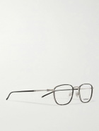 MONTBLANC EYEWEAR - Square-Frame Silver-Tone and Acetate Optical Glasses