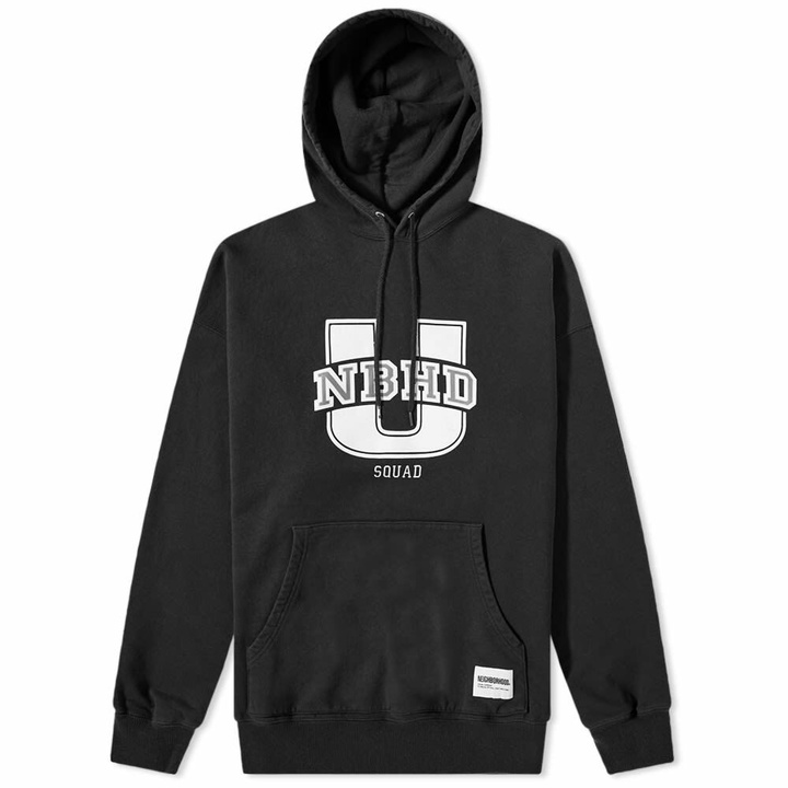 Photo: Neighborhood Men's College Logo Hoody in Black