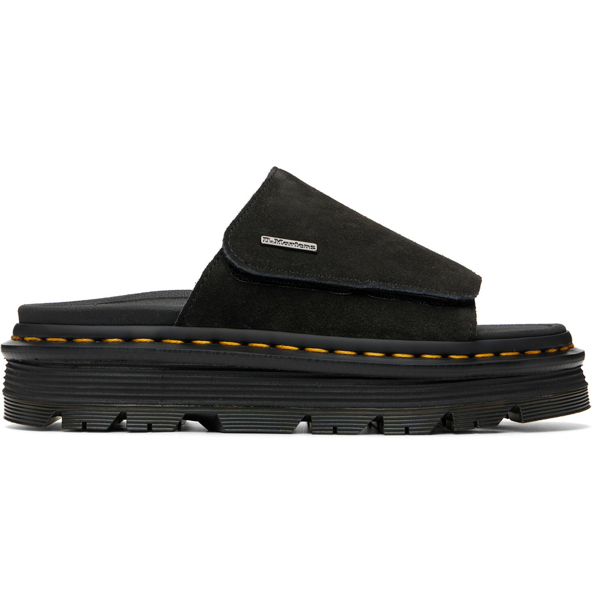 Dr. Martens Black Zebzag Sandals
