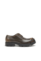 Diesel D-Hammer-Derby shoes in brushed leather - Lace Ups and Clogs Mens in Brown
