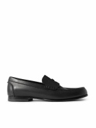 Dunhill - Heddon Flex Leather Penny Loafers - Black