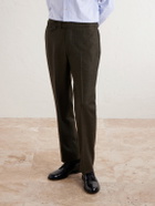 J. Mueser - Waverly Straight-Leg Virgin Wool Suit Trousers - Green