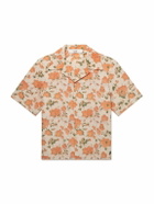 Séfr - Pino Floral-Print Woven Shirt - Orange