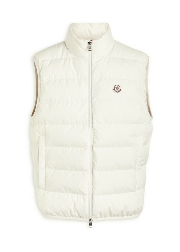 Photo: Moncler Contrin Quilted Shell Gilet Beige