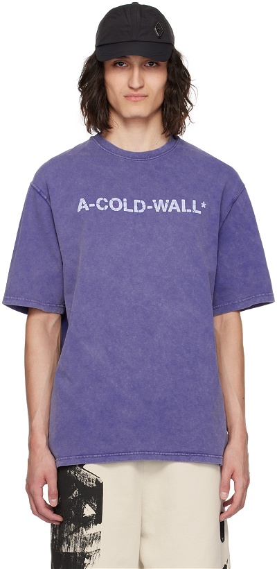 Photo: A-COLD-WALL* Blue Overdye T-Shirt