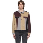 Levis Multicolor Corduroy Colorblock Trucker Jacket