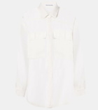 The Frankie Shop Madeline sheer shirt