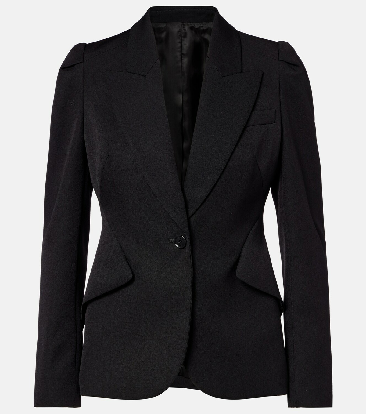 McQueen Single-breasted wool jacket
