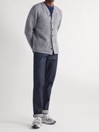 Inis Meáin - High V Donegal Merino Wool and Cashmere-Blend Cardigan - Gray