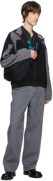 HGBB STUDIO Black Leaf Bag