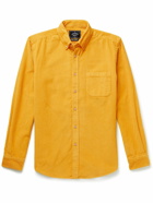 Portuguese Flannel - Lobo Button-Down Collar Cotton-Corduroy Shirt - Yellow
