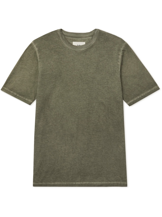 Photo: FOLK - Cotton-Jersey T-Shirt - Green - 2