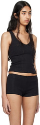 Cou Cou Black 'The Scoop' Tank Top