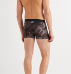 TOM FORD - Camouflage-Print Stretch-Cotton Jersey Boxer Briefs - Brown