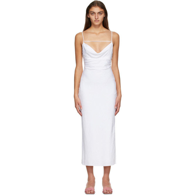 Jacquemus White La Robe Adour Dress Jacquemus