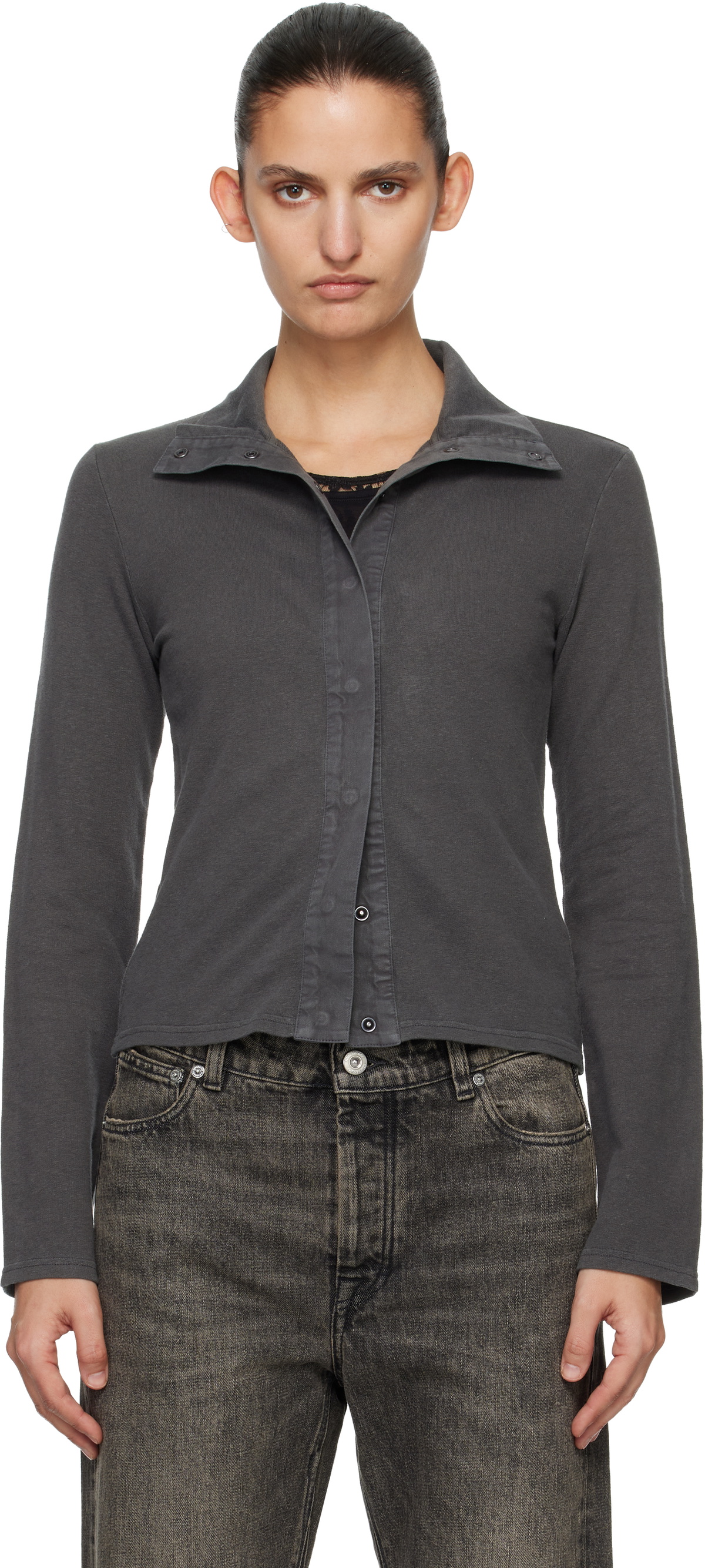 OUR LEGACY Gray Tornado Cardigan