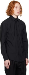 BOSS Black Spread Collar Shirt