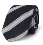 Brioni - 8cm Wool and Silk-Blend Tie - Navy