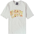 Billionaire Boys Club Men's Camo Arch Logo T-Shirt in Heather Grey