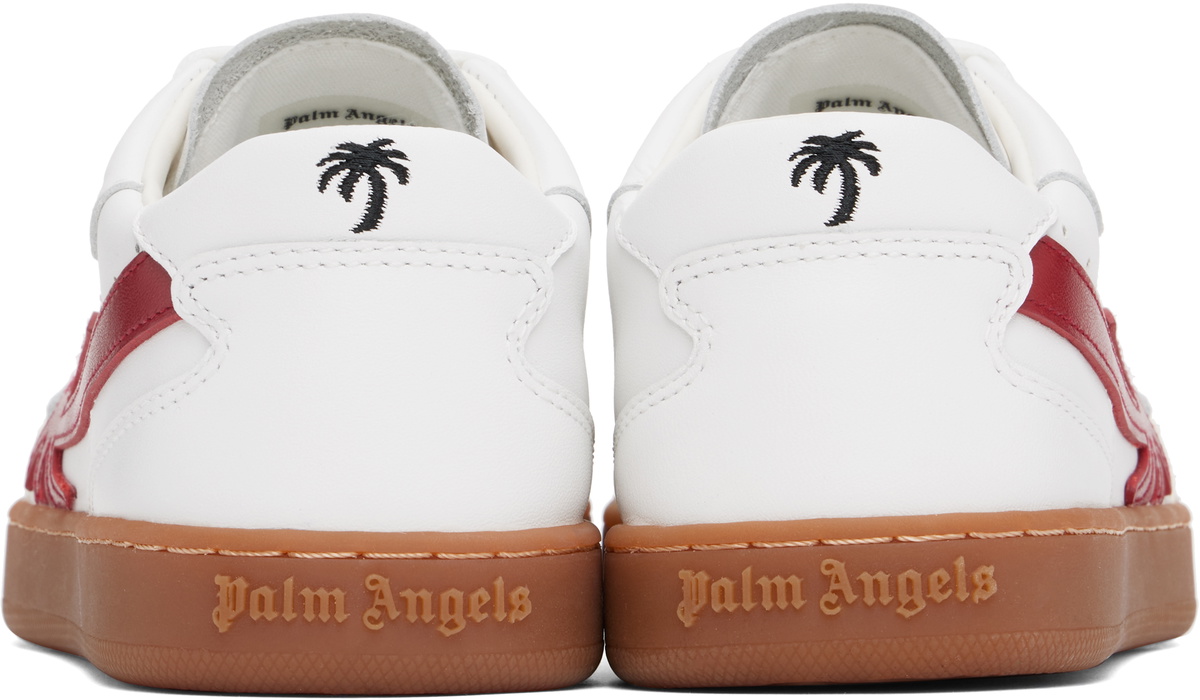 Palm Angels White & Red New Palm 1 Sneakers