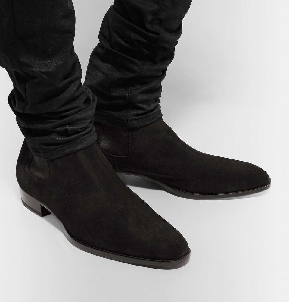 Saint - Suede Chelsea Boots - Men - Black Saint