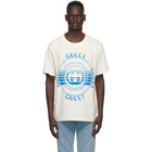 Gucci Off-White Disk Print Oversize T-Shirt