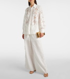 Zimmermann Halliday lace floral shirt