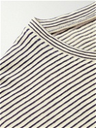 Barena - Striped Cotton-Blend Jersey T-Shirt - Neutrals