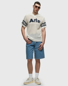Arte Antwerp Heart Detail Stitch Shorts Blue - Mens - Casual Shorts