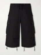 Needles - Field Straight-Leg Cotton-Ripstop Shorts - Black