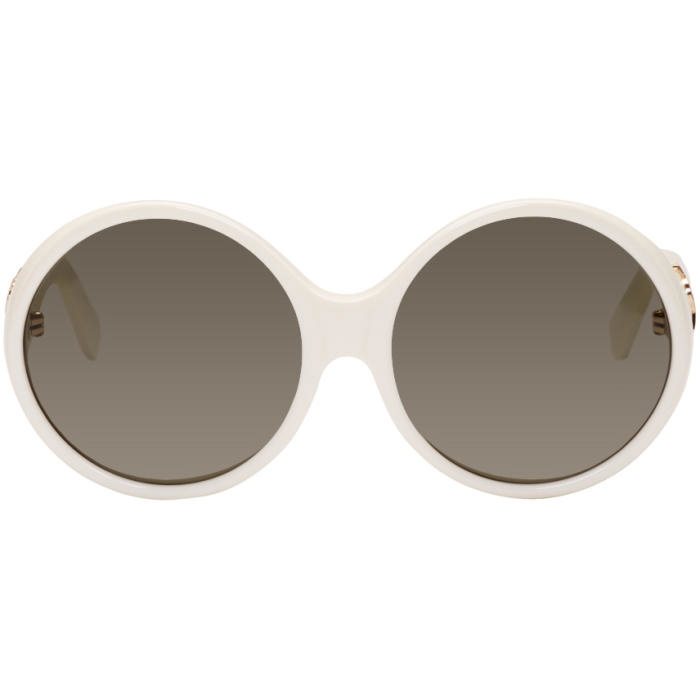 Photo: Saint Laurent Ivory SL M1 Sunglasses