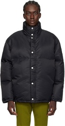Second/Layer Black Zip Down Jacket