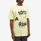 1017 ALYX 9SM Men's Dancing T-Shirt in Washed Out Yellow